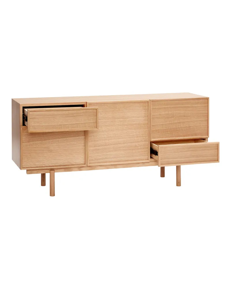 Hübsch Cube Sideboard in Naturfarben, 140 × 40 × H 65 cm, Ansicht 2