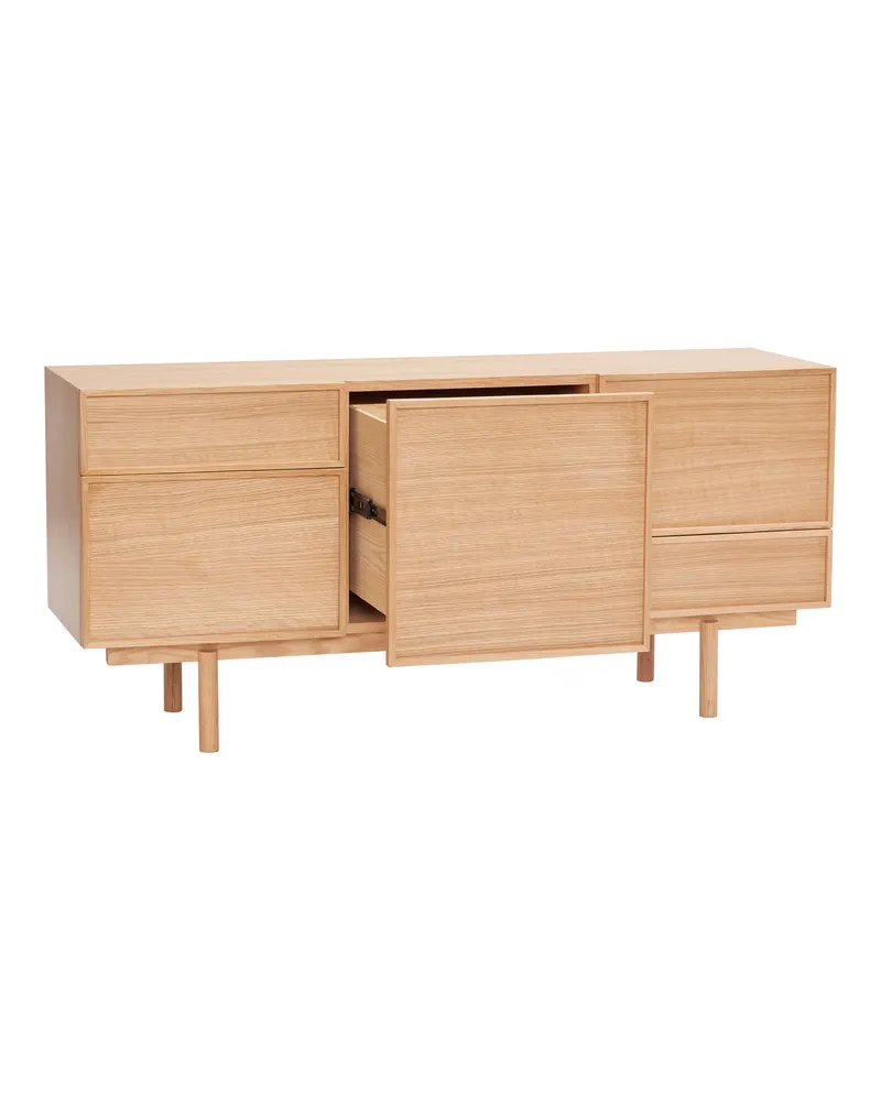 Hübsch Cube Sideboard in Naturfarben, 140 × 40 × H 65 cm, Ansicht 3