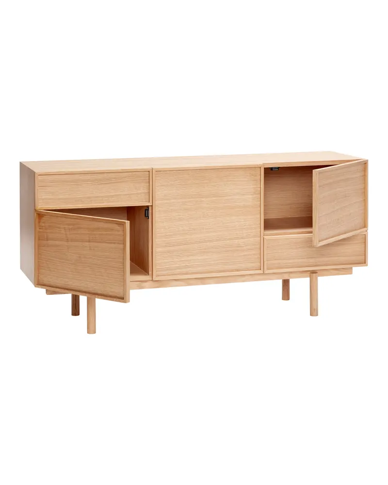 Hübsch Cube Sideboard in Naturfarben, 140 × 40 × H 65 cm, Ansicht 4