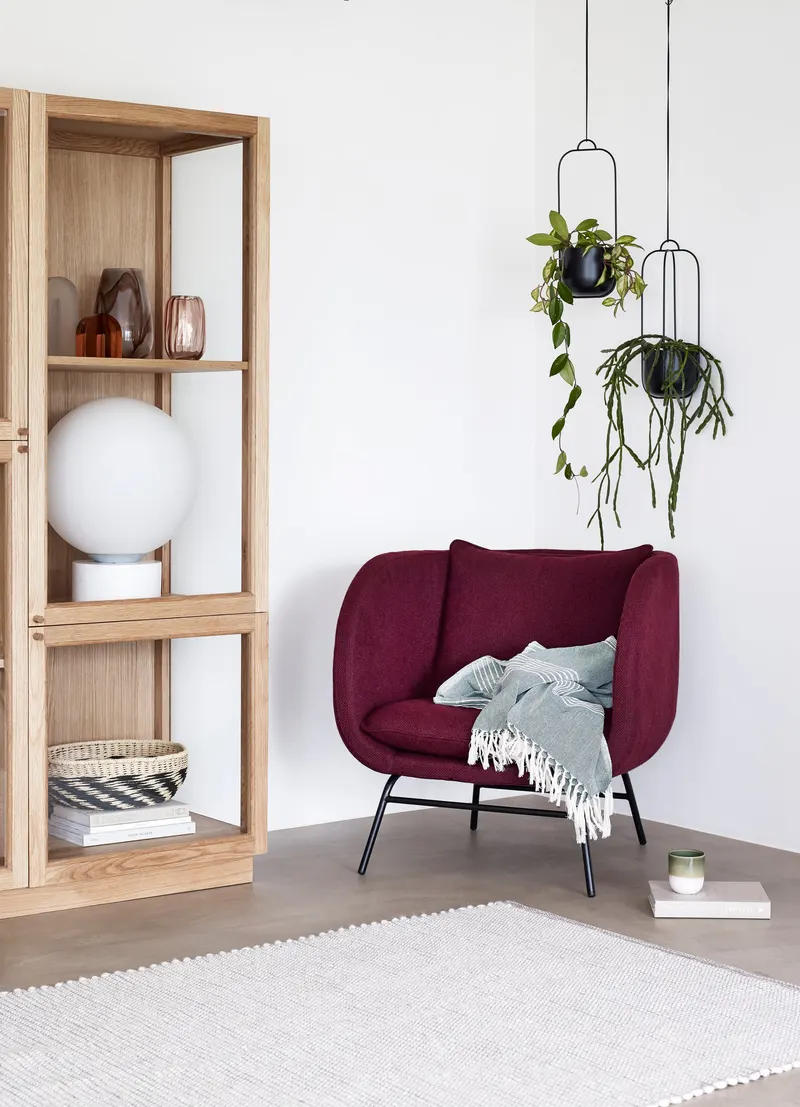 Hübsch Sphere Stehlampe in Weiß, Ø 40 × H 50 cm, Ansicht 2