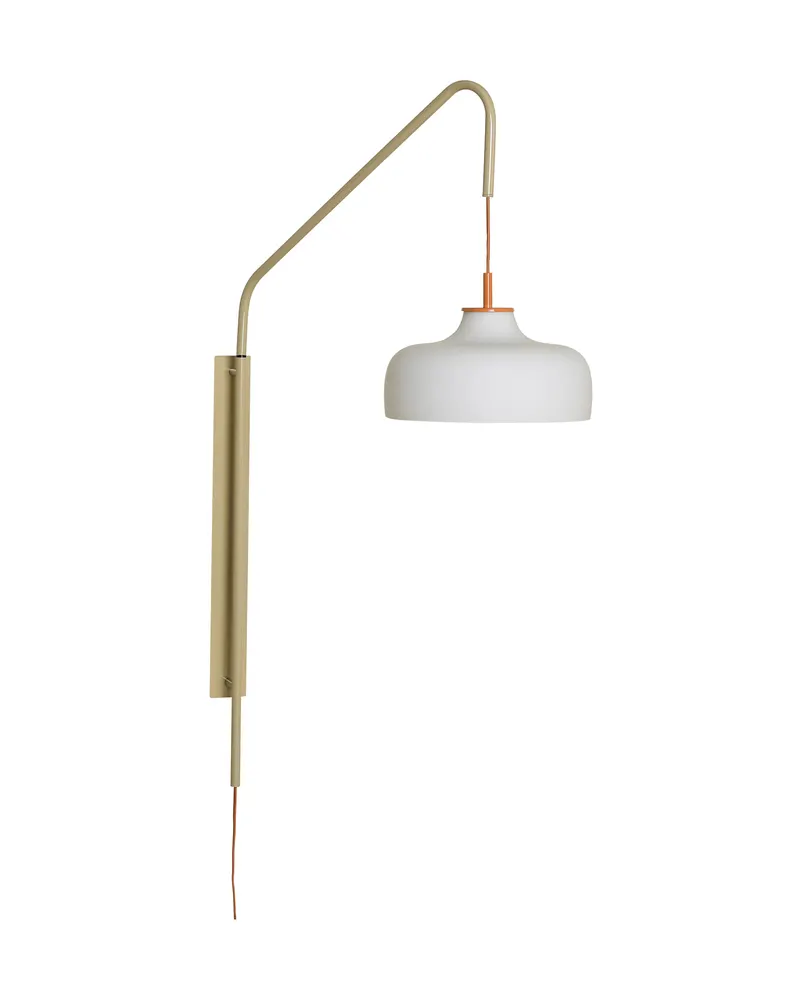 Hübsch Current Wandleuchte in Sandfarben, 71 × 30 × H 111 cm, Ansicht 1