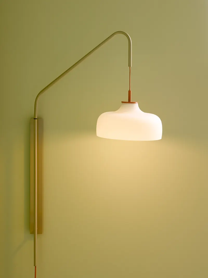 Hübsch Current Wandleuchte in Sandfarben, 71 × 30 × H 111 cm, Ansicht 3