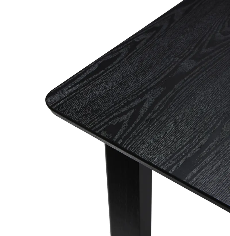Hübsch Dapper Square Esstisch in Schwarz, 195 × 95 × H 75 cm, Ansicht 2
