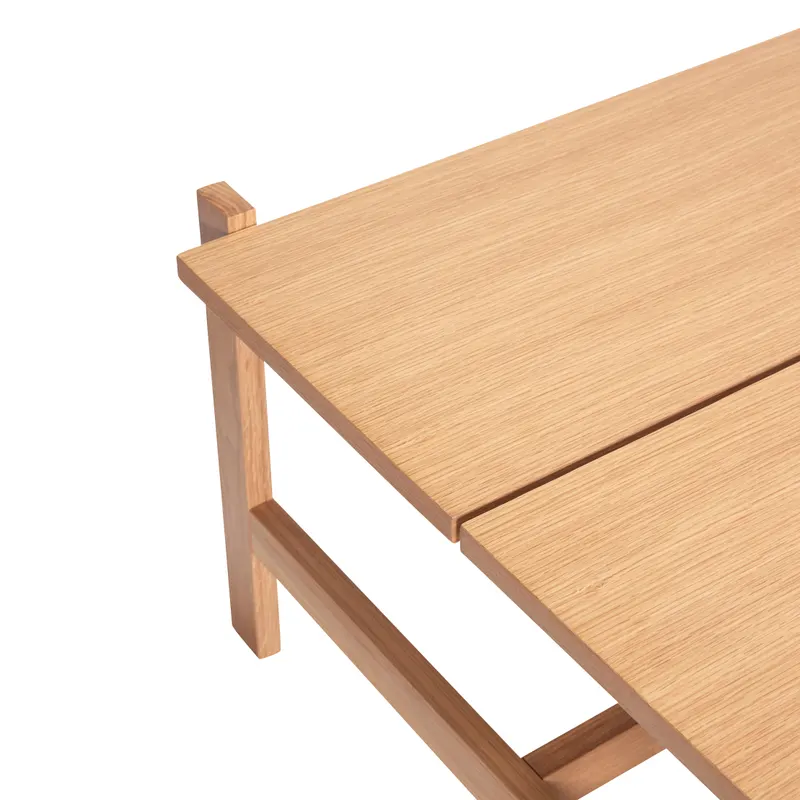 Hübsch Dash Couchtisch in Naturfarben, 80 × 80 × H 47 cm, Ansicht 4