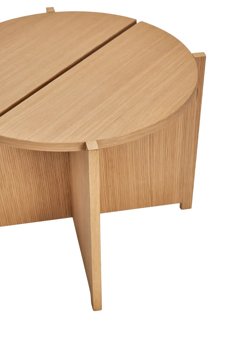 Hübsch Dash Beistelltisch in Naturfarben, Ø 55 × H 40 cm, Ansicht 3