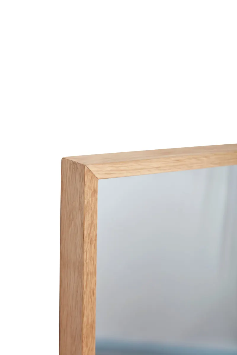 Hübsch Depth Spiegel in Naturfarben, 60 × 4 × H 40 cm, Ansicht 3