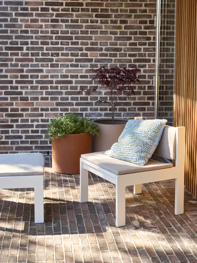 Hübsch Haus Sessel in Beige und Sandfarben, 65 × 62 × H 71 cm, Ansicht 11