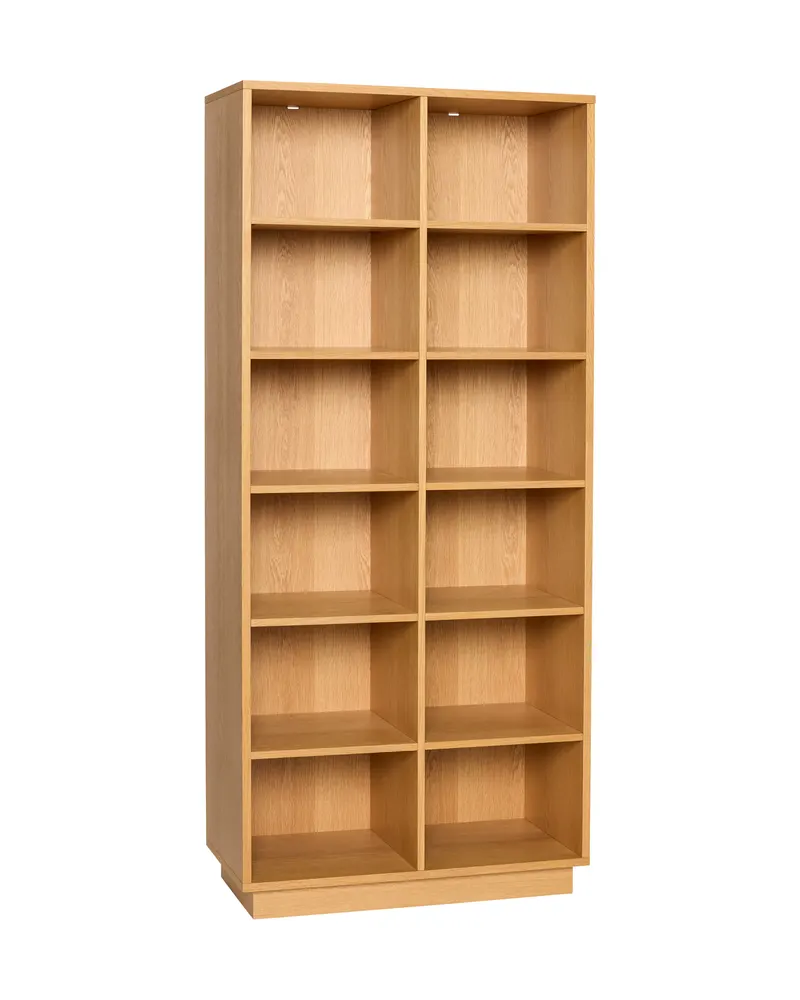 Hübsch Disco Regal in Naturfarben, 80 × 30 × H 180 cm, Ansicht 1