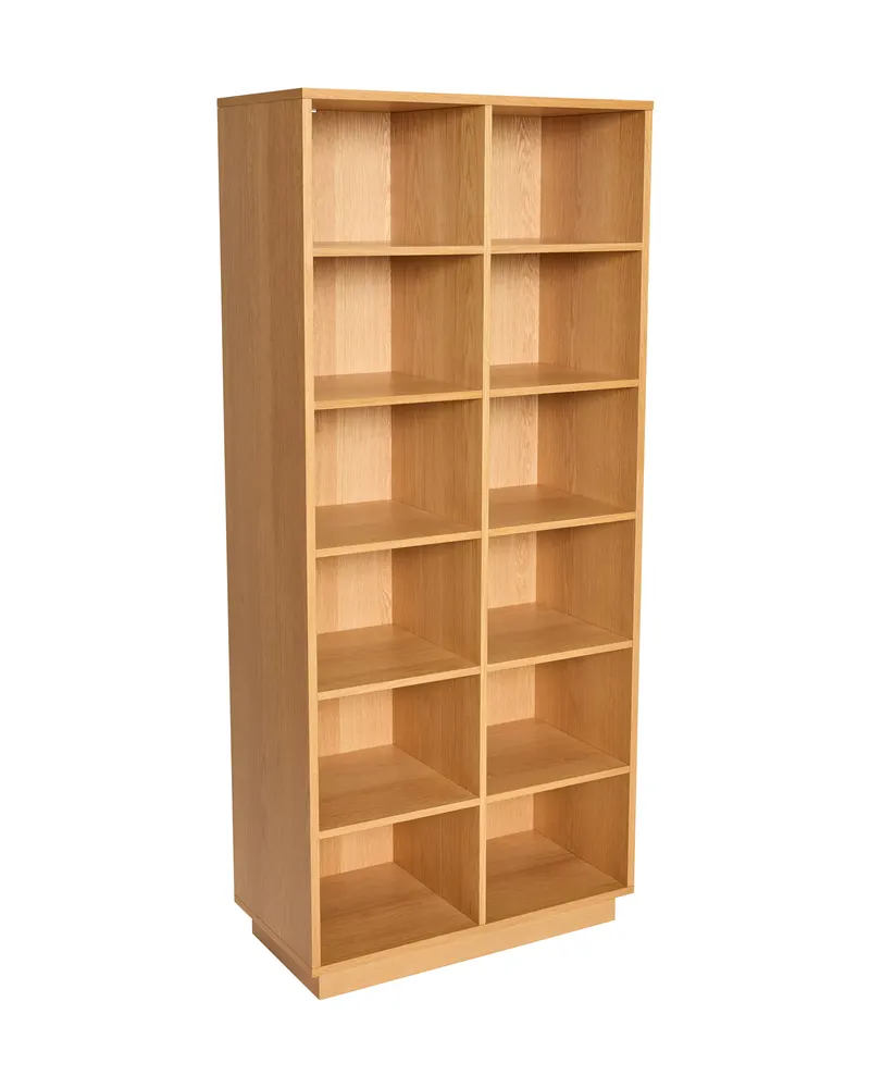 Hübsch Disco Regal in Naturfarben, 80 × 30 × H 180 cm, Ansicht 2