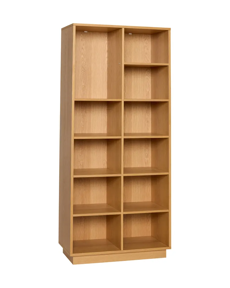 Hübsch Disco Regal in Naturfarben, 80 × 30 × H 180 cm, Ansicht 3
