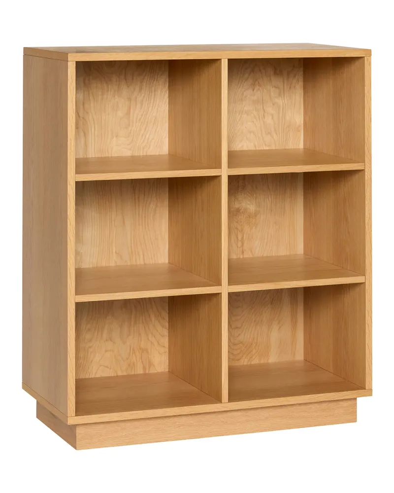 Disco Regal mit Eichenfurnier, FSC®-zertifiziert, Naturfarben