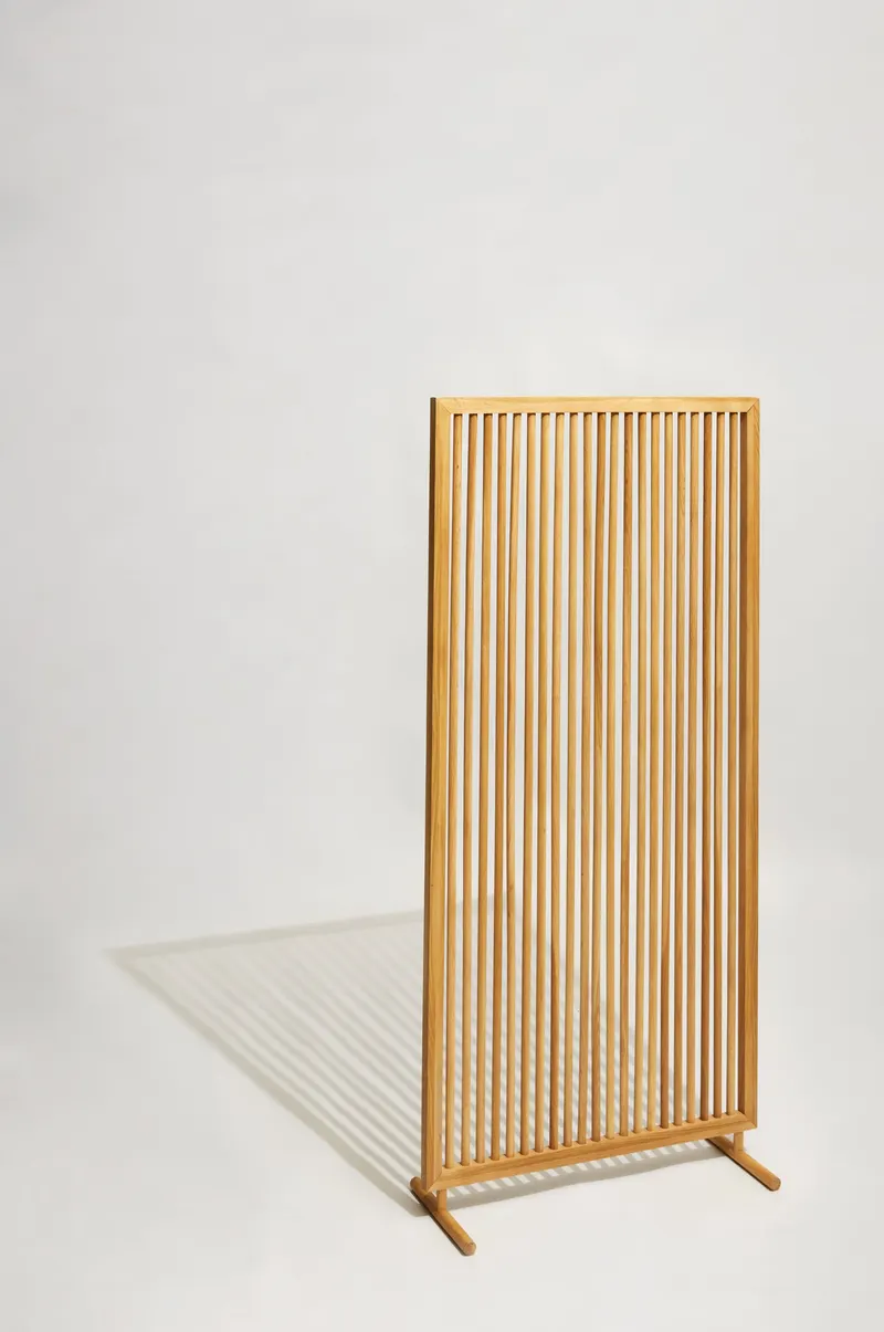 Hübsch Divide Raumteiler in Naturfarben, 70 × H 140 cm, Ansicht 2