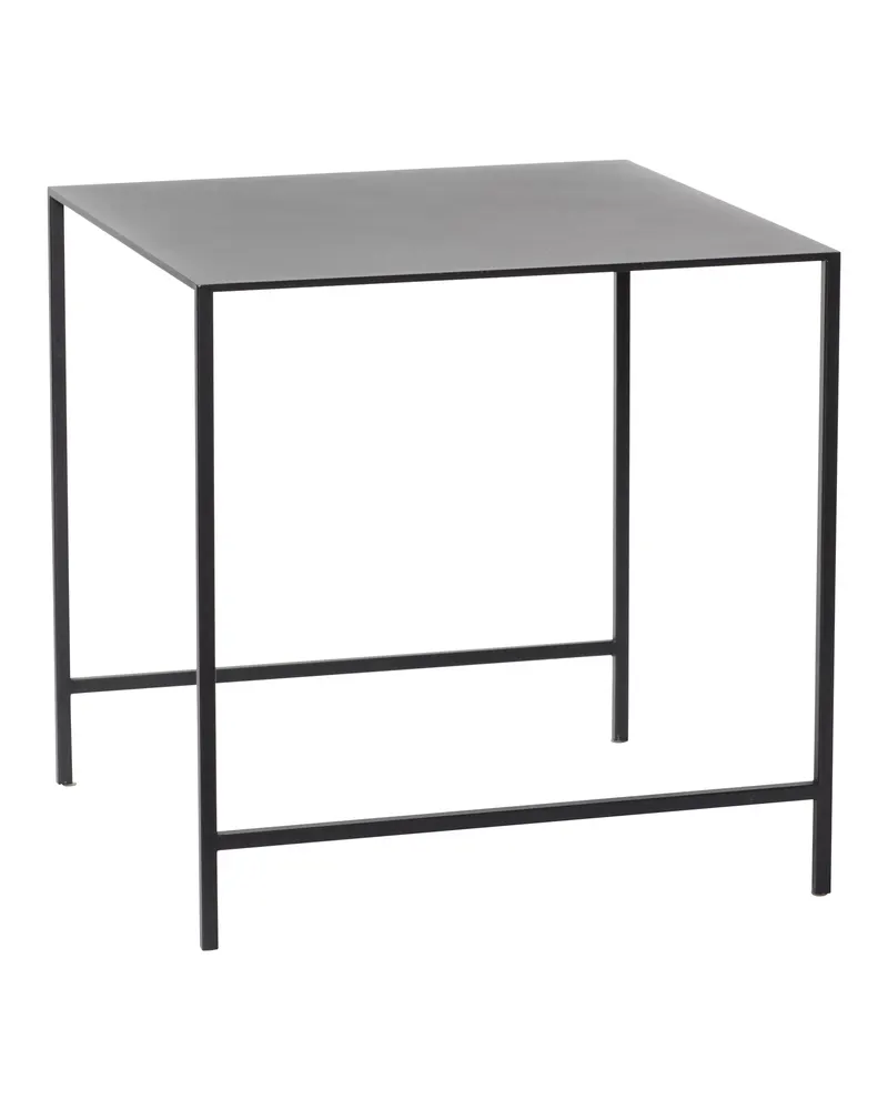 Hübsch Duo Beistelltisch in Schwarz, 40 × 40 × H 40 und 45 × 45 × H 45 cm, Ansicht 3