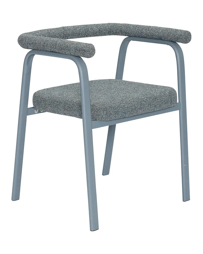 Hübsch Ecto Esszimmerstuhl in Blau, 58 × 53 × H 72 cm, Ansicht 1