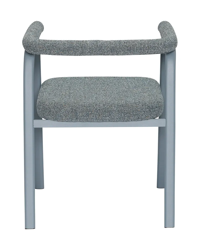 Hübsch Ecto Esszimmerstuhl in Blau, 58 × 53 × H 72 cm, Ansicht 3