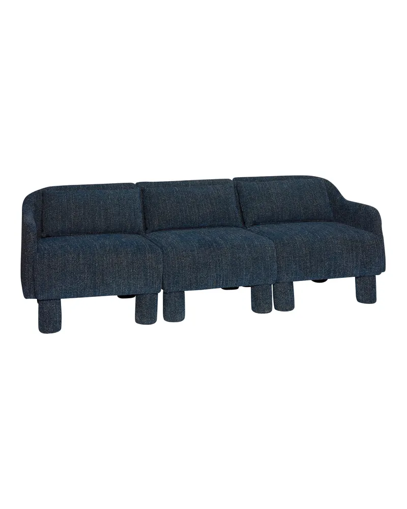 Elegance Sofa aus Polyester, Dunkelblau