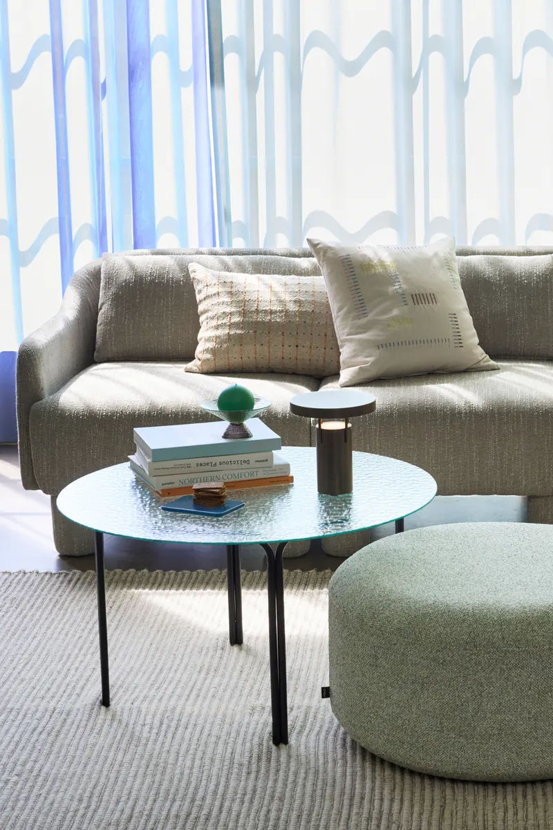 Hübsch Elegance Sofa in Hellgrün, Länge 224 cm / Breite 83 cm / Höhe 74 cm, Ansicht 11