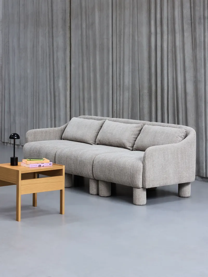 Hübsch Elegance Sofa in Hellgrün, Länge 224 cm / Breite 83 cm / Höhe 74 cm, Ansicht 13
