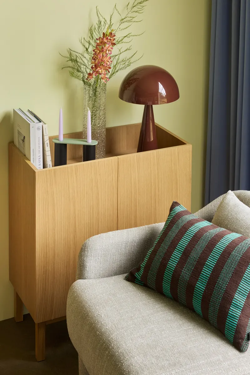 Hübsch Elegance Sofa in Hellgrün, Länge 224 cm / Breite 83 cm / Höhe 74 cm, Ansicht 8