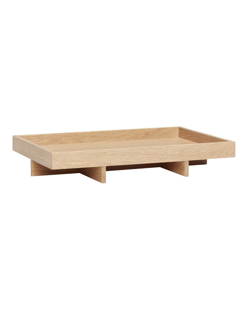 Elevate Tablett mit Eichenfurnier in Naturfarben, FSC®-zertifiziert