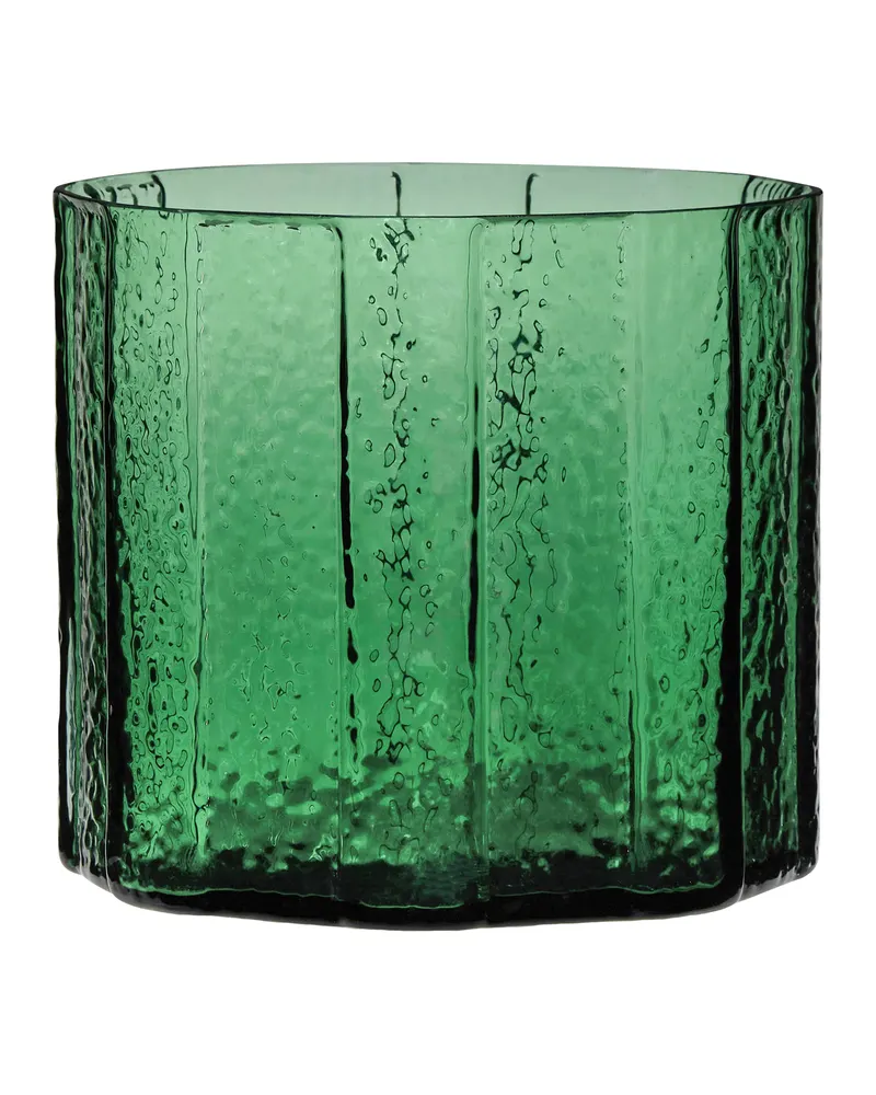 Hübsch Emerald Vase in Grün, Ø 23 × H 20 cm, Ansicht 1