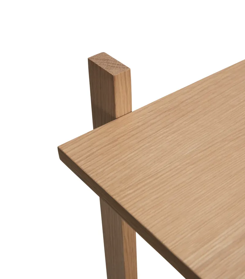 Hübsch Epoch Regal in Natur, Länge 80 cm / Breite 39 cm / Höhe 150 cm, Ansicht 5