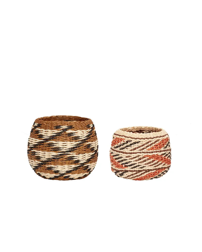 Evoke Round Korbset aus Papier (2er-Set)