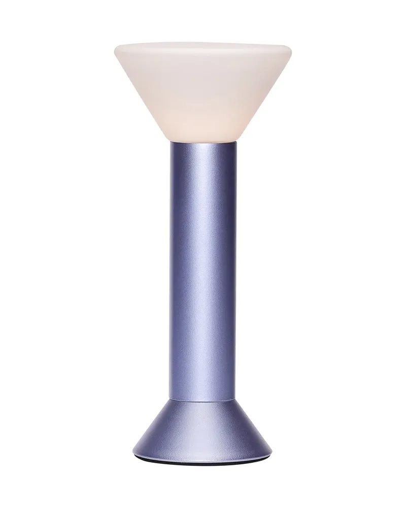 Hübsch Flash Akku-Tischleuchte in Lila, Ø 14 × H 30 cm und LED und 3W, Ansicht 3