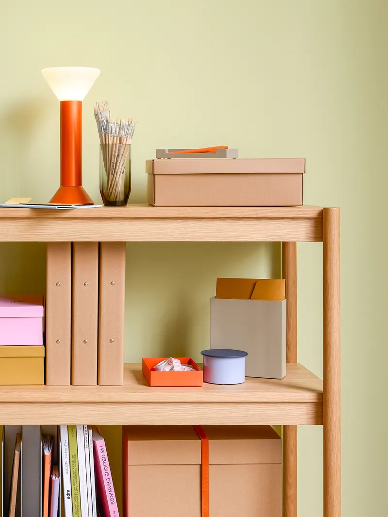 Hübsch Flash Akku-Tischleuchte in Orange, Ø 14 × H 30 cm und LED und 3W, Ansicht 12