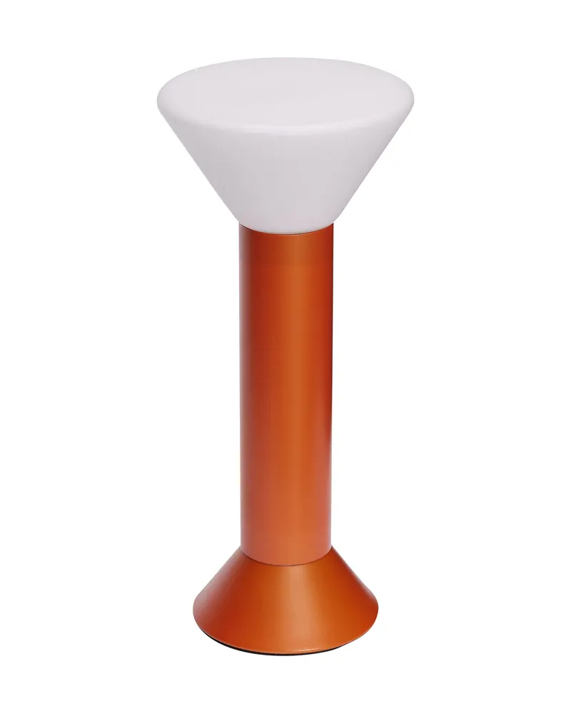 Hübsch Flash Akku-Tischleuchte in Orange, Ø 14 × H 30 cm und LED und 3W, Ansicht 2