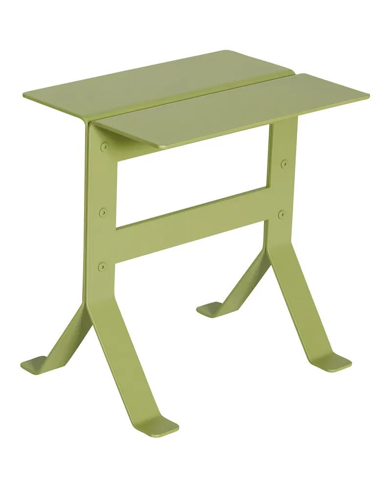 Hübsch Fold Beistelltisch in Hellgrün, 40 × 30 × H 42 cm, Ansicht 2