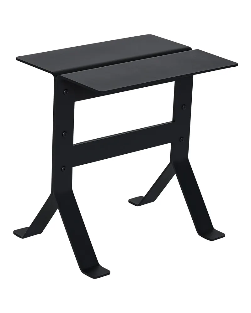 Hübsch Fold Beistelltisch in Schwarz, 40 × 30 × H 42 cm, Ansicht 4