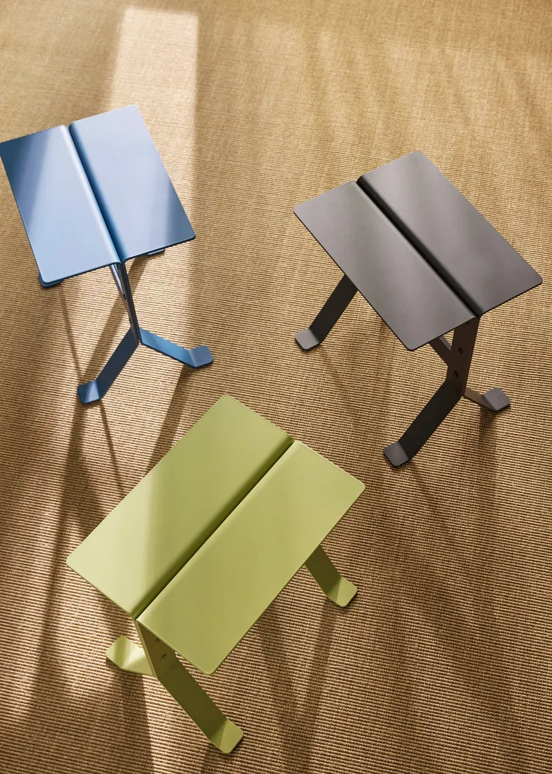 Hübsch Fold Beistelltisch in Schwarz, 40 × 30 × H 42 cm, Ansicht 1