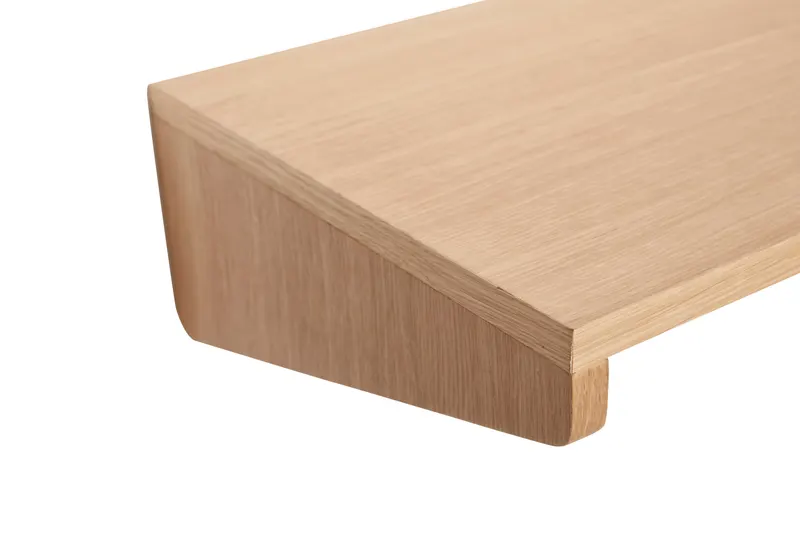 Hübsch Folk Wandschreibtisch in Naturfarben, 80 × 35 × H 15 cm, Ansicht 3