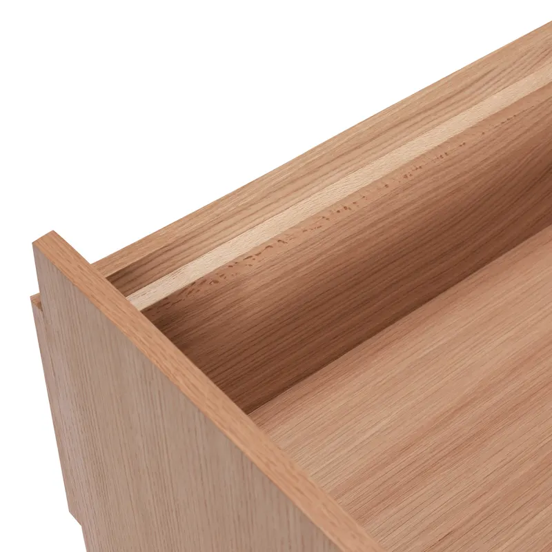 Hübsch Forma Sitzbank in Grau und Naturfarben, 85 × 42 × H 48 cm, Ansicht 6