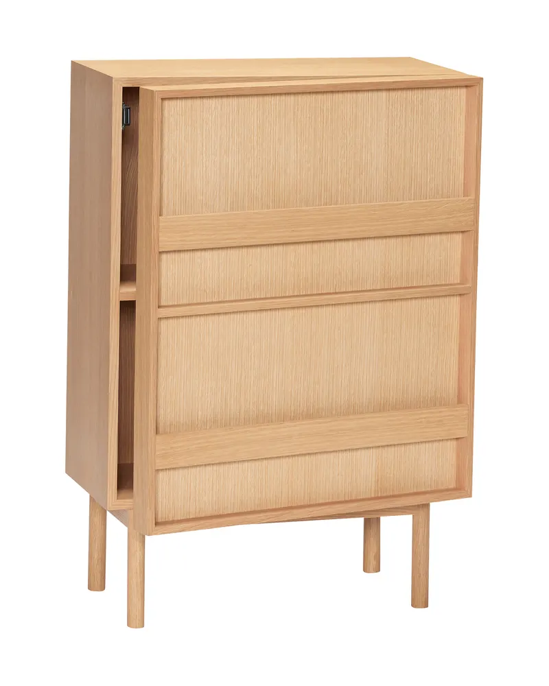 Hübsch Forma Schrank in Naturfarben, 48 × 34 × H 90 cm, Ansicht 3