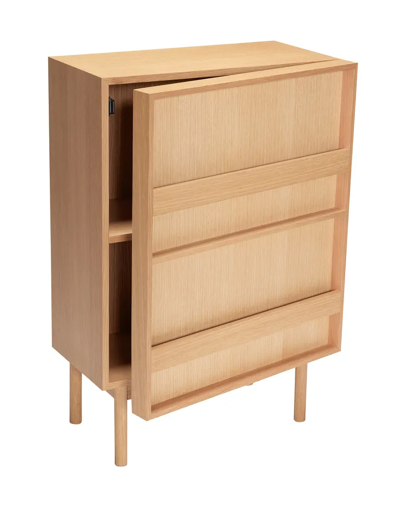 Hübsch Forma Schrank in Naturfarben, 48 × 34 × H 90 cm, Ansicht 4