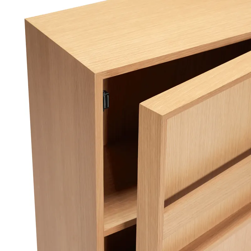 Hübsch Forma Schrank in Naturfarben, 48 × 34 × H 90 cm, Ansicht 6
