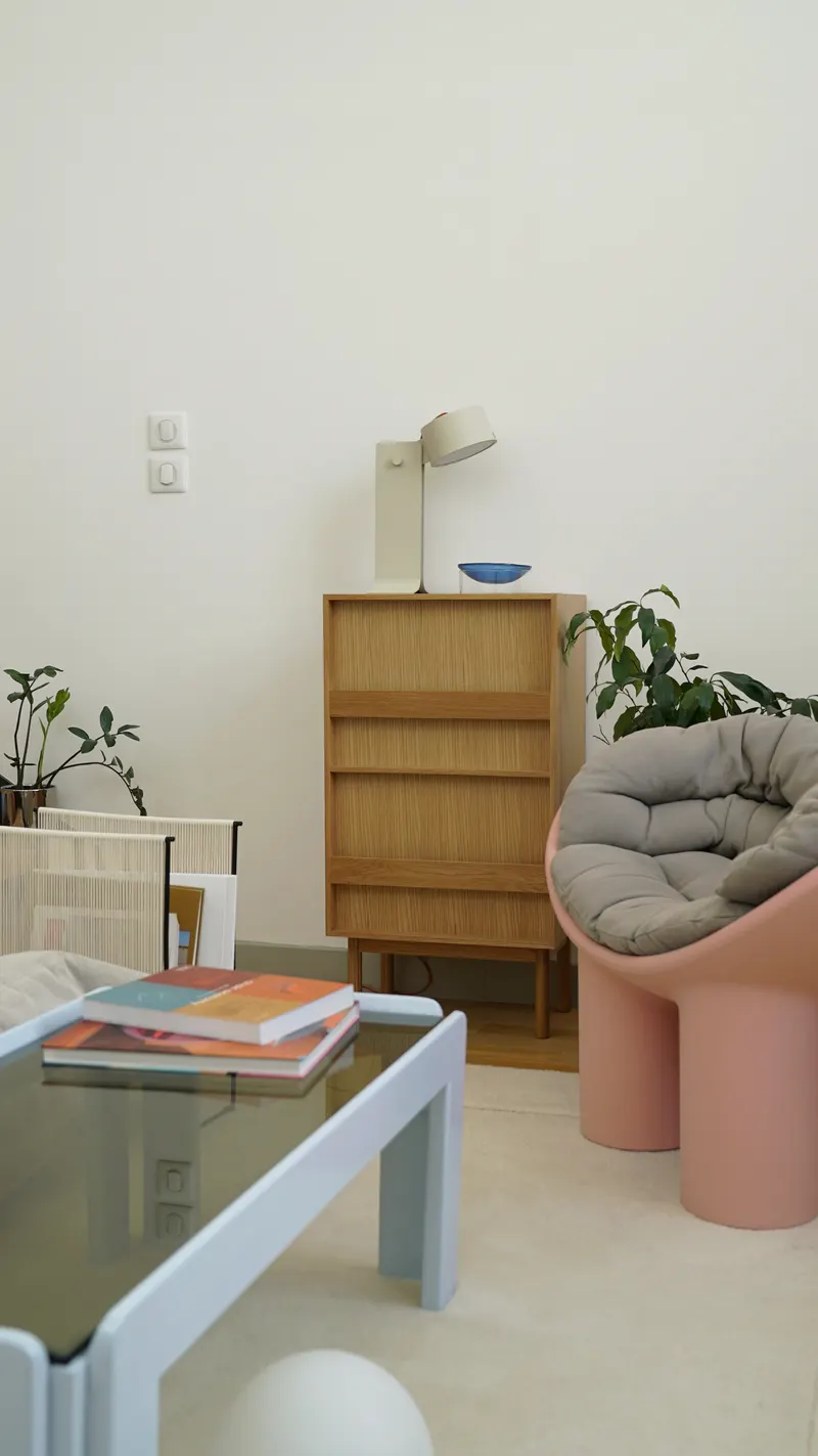 Hübsch Forma Schrank in Naturfarben, 48 × 34 × H 90 cm, Ansicht 9