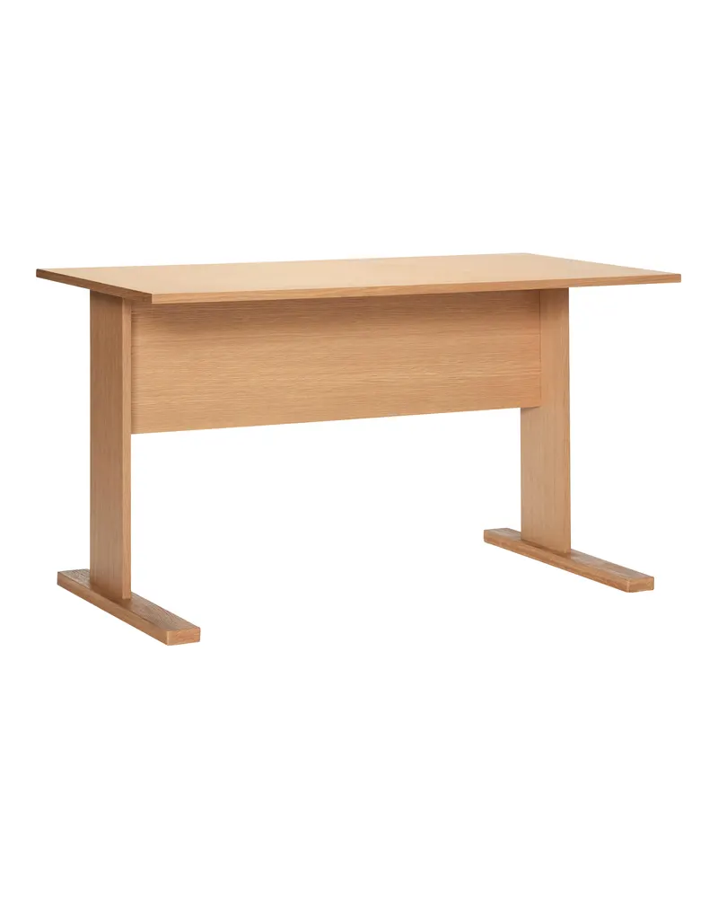Forma Schreibtisch mit Eichenfurnier in Naturfarben, FSC®-zertifiziert, Naturfarben