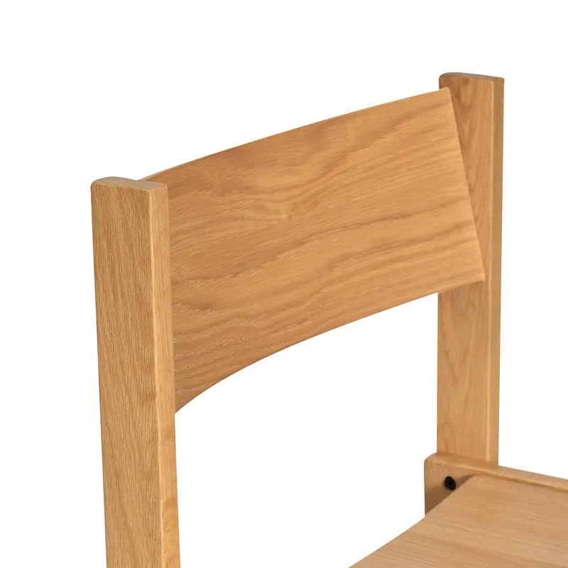 Hübsch Forma Esszimmerstuhl in Naturfarben, 50 × 50 × H 80 cm, Ansicht 6