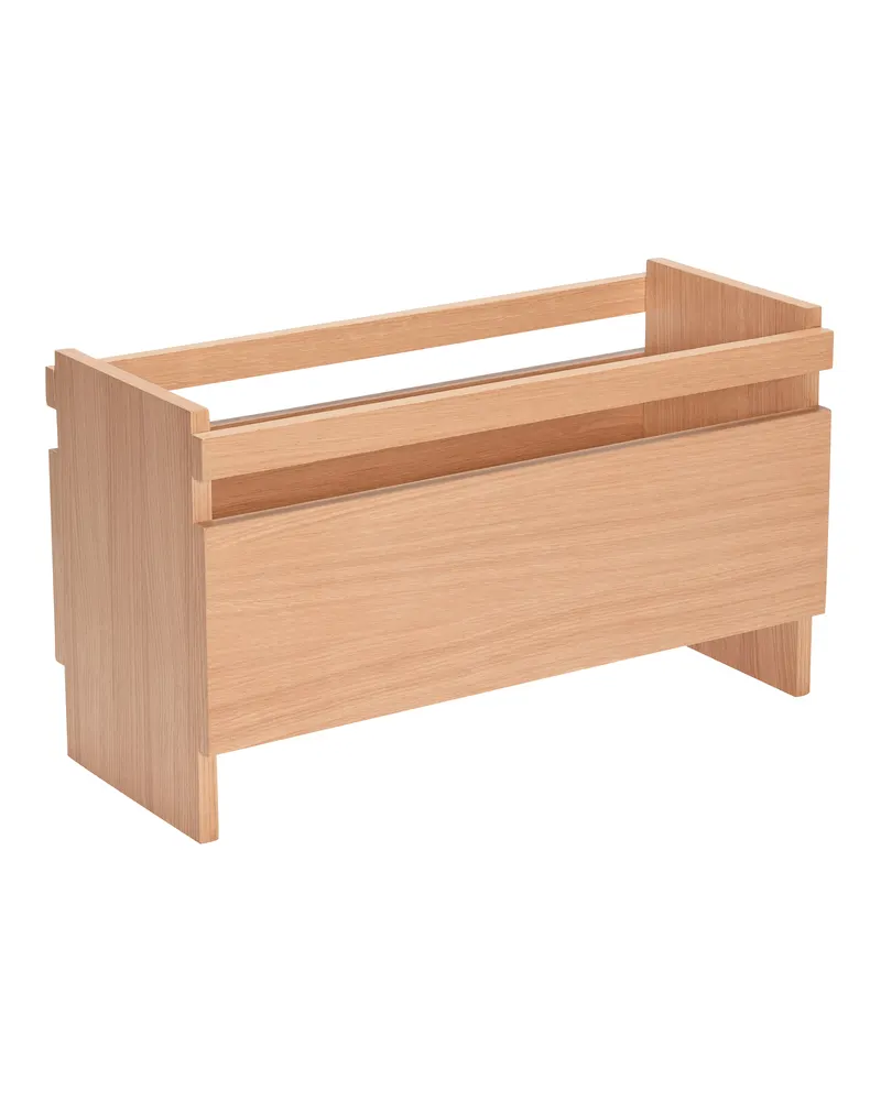 Hübsch Forma Pflanzgefäß in Naturfarben, 70 × 30 × H 40 cm, Ansicht 2