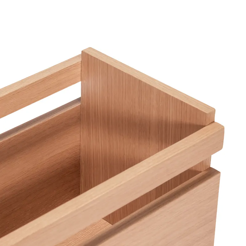 Hübsch Forma Pflanzgefäß in Naturfarben, 70 × 30 × H 40 cm, Ansicht 3
