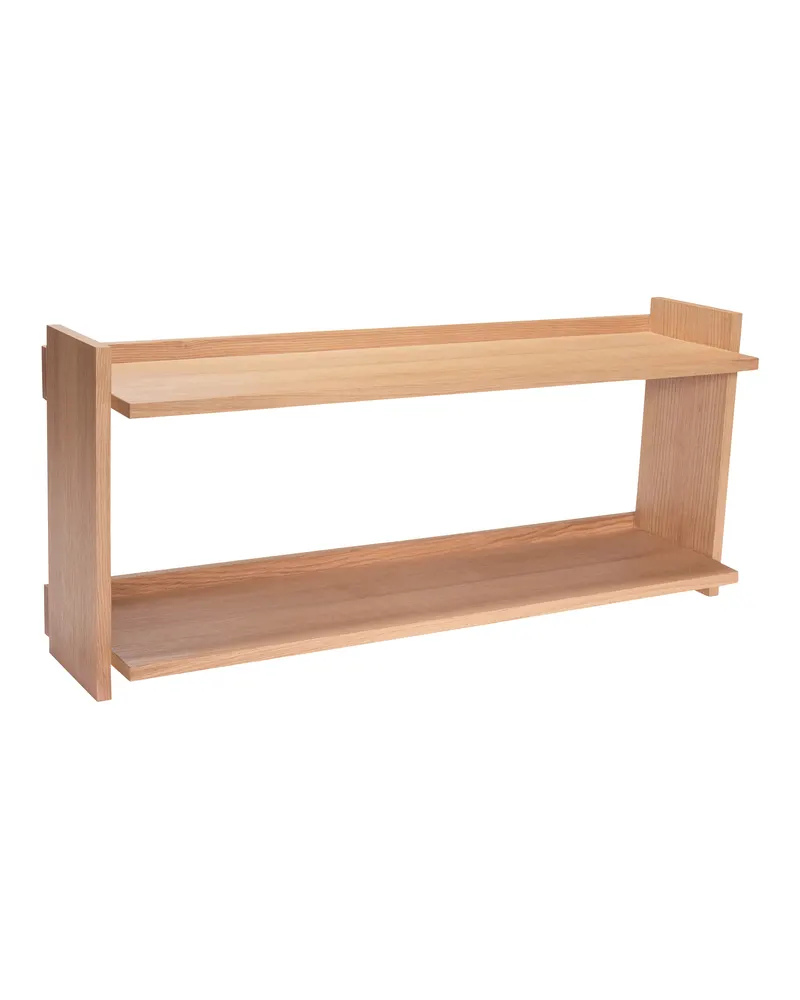Hübsch Forma Regal in Naturfarben, 100 × 28 × H 44 cm, Ansicht 2