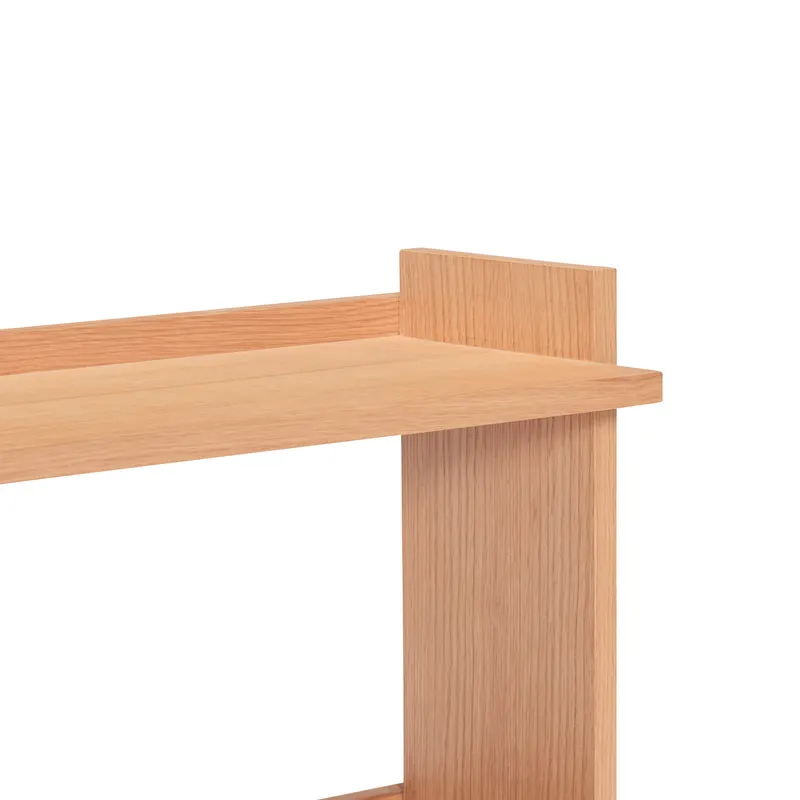 Hübsch Forma Regal in Naturfarben, 100 × 28 × H 44 cm, Ansicht 4
