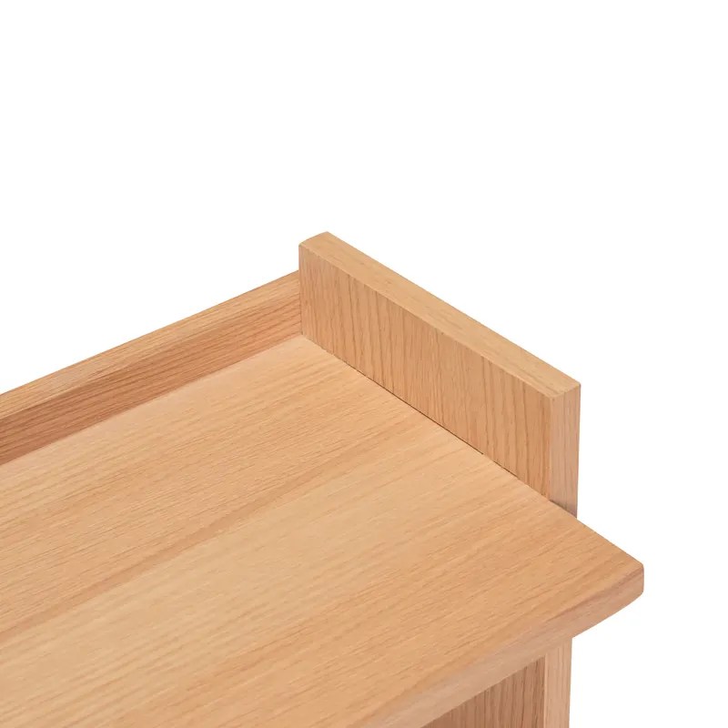 Hübsch Forma Regal in Naturfarben, 100 × 28 × H 44 cm, Ansicht 5
