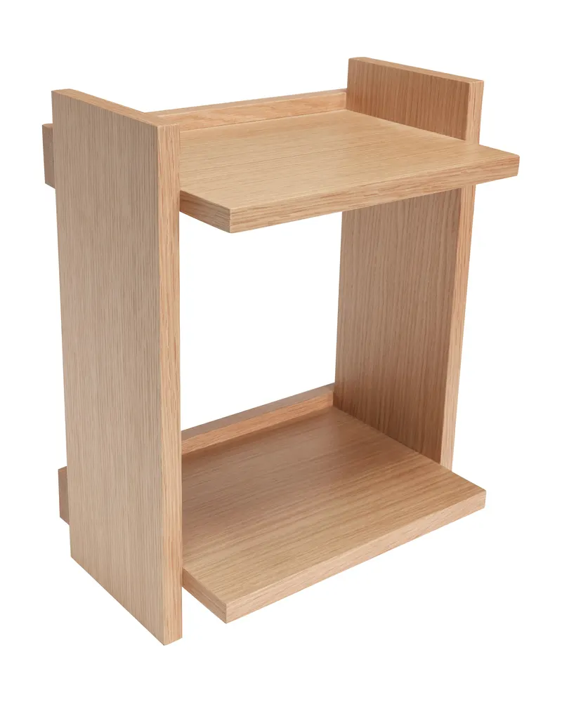 Hübsch Forma Regal in Naturfarben, 34 × 24 × H 44 cm, Ansicht 2