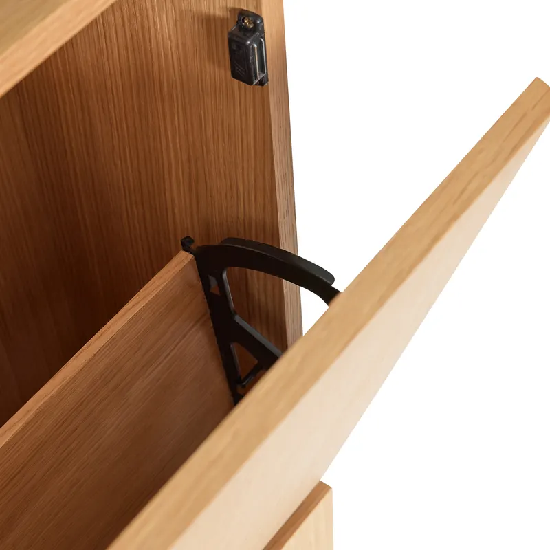 Hübsch Forma Schuhschrank in Naturfarben, 50 × 24 × H 110 cm, Ansicht 4