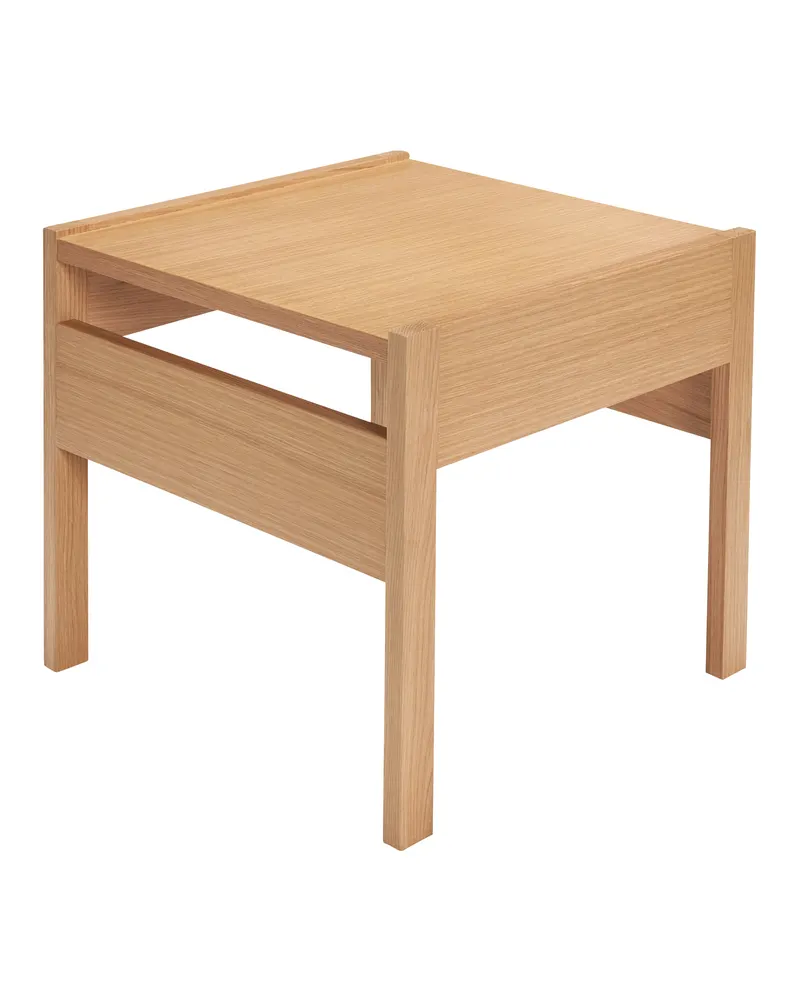 Hübsch Forma Beistelltisch in Naturfarben, 50 × 51 × H 45 cm, Ansicht 2