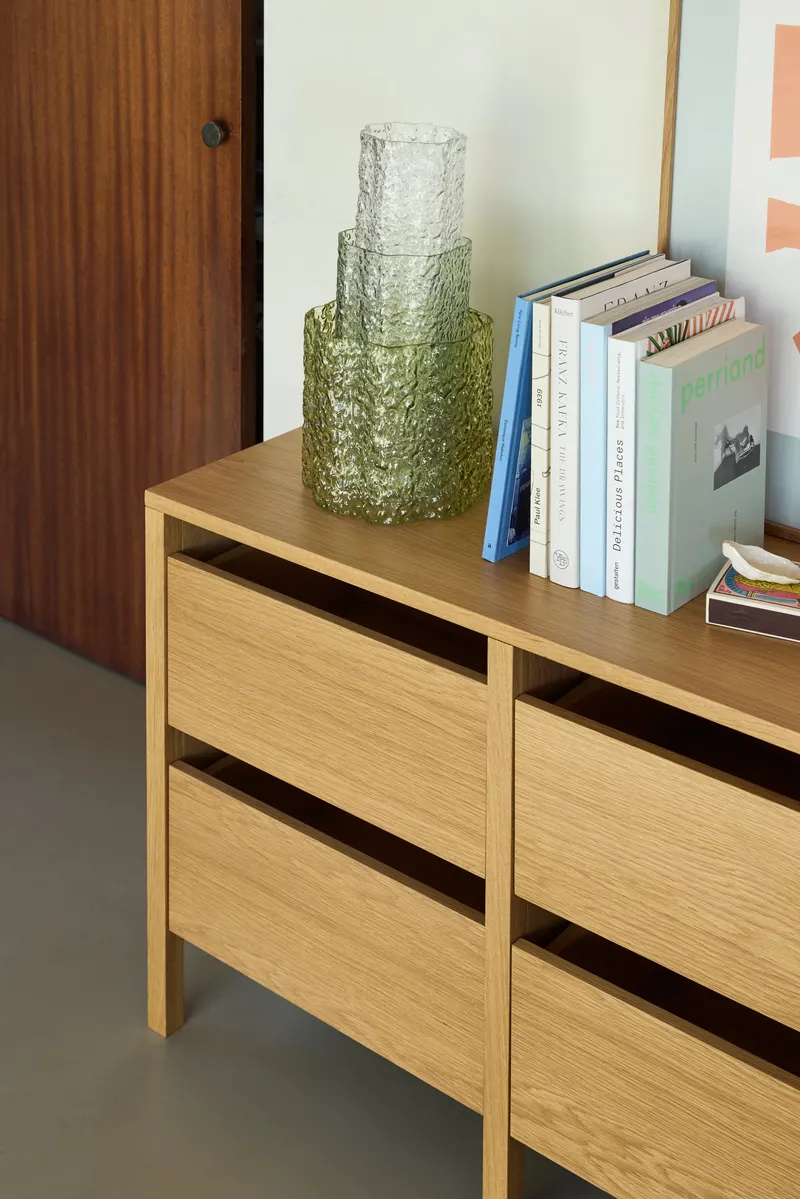 Hübsch Forma Sideboard in Naturfarben, 150 × 40 × H 65 cm, Ansicht 10